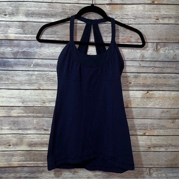 lululemon athletica Tops - Lululemon Size 4 Blue racerback top tees athletic wear